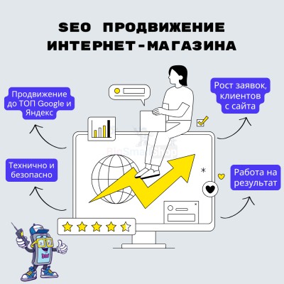 SEO продвижение интернет-магазина - купить в Мошкасах